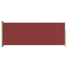 Greatstore Zatahovací boční markýza 117 x 300 cm červená