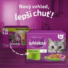 Whiskas kapsičky výběrové menu v želé pro dospělé kočky 48x 85g