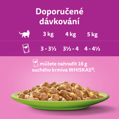 Whiskas kapsičky výběrové menu v želé pro dospělé kočky 48x 85g