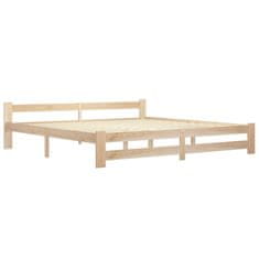 Greatstore Rám postele masivní borové dřevo 200 x 200 cm