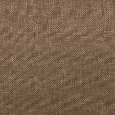 Greatstore Masážní polohovací křeslo taupe textil