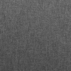 Vidaxl Zvedací masážní polohovací křeslo světle šedé textil