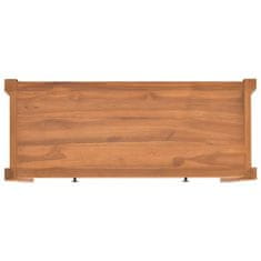 Greatstore Psací stůl se 2 zásuvkami 100 x 40 x 75 cm recyklovaný teak