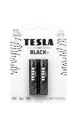 TESLA AA BLACK+ alkalická, 2 ks