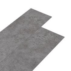 Vidaxl Samolepicí podlahová krytina PVC 5,21 m2 2 mm betonově šedá