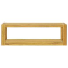 Greatstore Nástěnná koupelnová skříňka 110 x 45 x 35 cm masivní teak