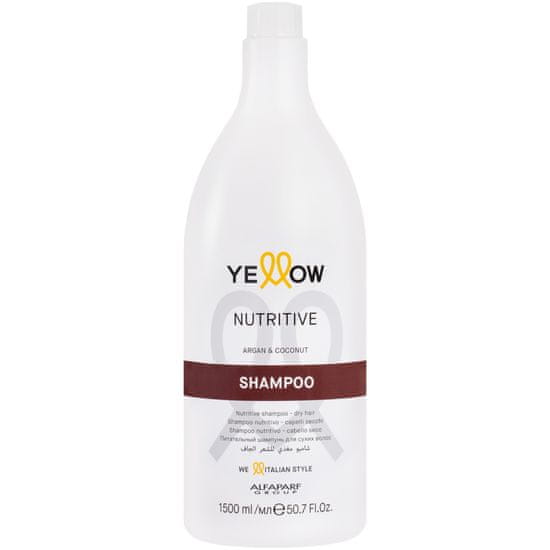 Alfaparf Milano Yellow Nutritive šampon pro suché a poškozené vlasy, vlasy se stávají náchylnějšími k stylingu, 1500ml