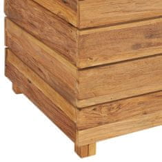 Greatstore Vyvýšený záhon 150 x 40 x 72 cm recyklovaný teak a ocel