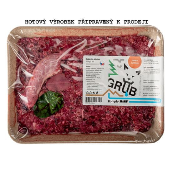 GRUB-BARF , DRŮBEŽÍ S PŘÍLOHOU, 500 G