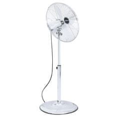 Greatstore Stojanový ventilátor 3 rychlosti 40 cm chrom