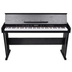 Greatstore Elektronické digitální piano s 88 klávesami a stojánkem