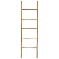 Greatstore Žebřík na ručníky s 5 příčlemi 170 cm bambus