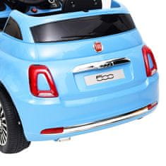 Greatstore Dětské elektrické auto Fiat 500 modré