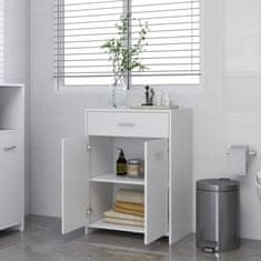 shumee Koupelnová skříňka bílá 60 x 33 x 80 cm dřevotříska
