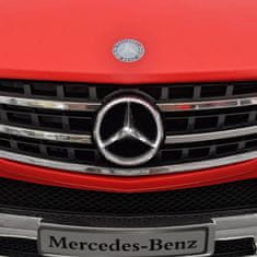 Greatstore Electrické dětské auto Mercedes Benz ML350 Red 6 V, dálkové ovládání