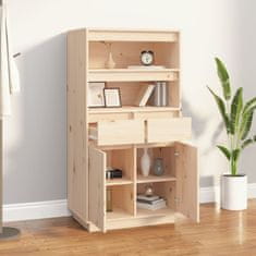 Vidaxl Skříň highboard 60 x 40 x 116,5 cm masivní borové dřevo