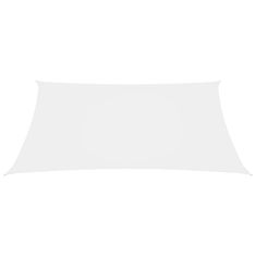 Greatstore Stínící plachta oxfordská látka čtvercová 3,6 x 3,6 m bílá