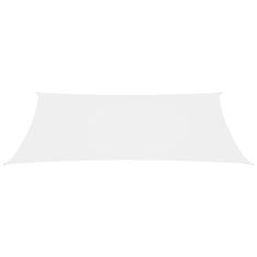 Greatstore Stínící plachta oxfordská látka obdélníková 2,5 x 5 m bílá