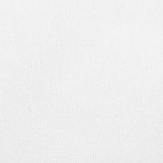 Greatstore Stínící plachta oxfordská látka čtvercová 4 x 4 m bílá