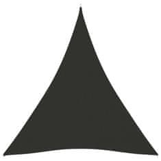 Petromila Stínící plachta oxfordská látka trojúhelník 5x6x6 m antracitová