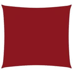 Greatstore Stínící plachta oxfordská látka čtvercová 3,6 x 3,6 m červená