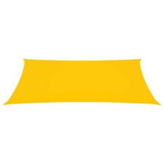 Greatstore Stínící plachta oxfordská látka obdélníková 4 x 7 m žlutá