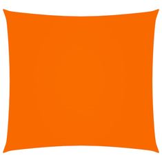 Greatstore Stínící plachta oxfordská látka čtvercová 3,6 x 3,6 m oranžová