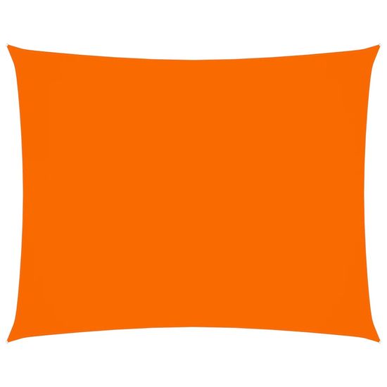 Greatstore Stínící plachta oxfordská látka obdélníková 3,5x4,5 m oranžová