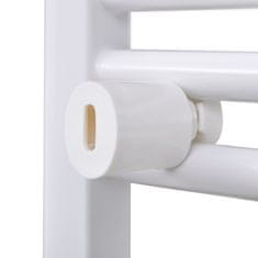 Greatstore Žebříkový radiátor na ručníky rovný ústřední topení 480 x 480 mm