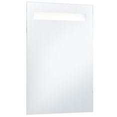 Vidaxl Koupelnové nástěnné zrcadlo s LED osvětlením 60 x 100 cm