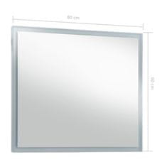 Vidaxl Koupelnové nástěnné zrcadlo s LED osvětlením 80 x 60 cm