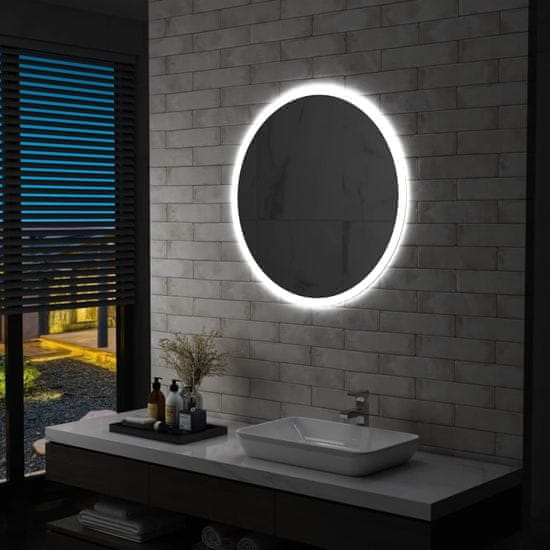 Greatstore Koupelnové zrcadlo s LED osvětlením 80 cm