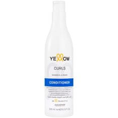 Alfaparf Milano Yellow Curls - kondicionér pro kudrnaté vlasy, Snižuje krepatění a kontroluje objem vlasů, 500ml