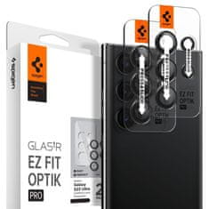 Spigen Ochrana fotoaparátu Spigen OPTIK.TR "EZ FIT" 2BALENÍ GALAXY S23 ULTRA 5G Black