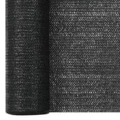 Greatstore Stínící tkanina černá 3,6 x 50 m HDPE 75 g/m2
