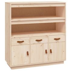 Greatstore Skříň highboard 100x40x108,5 cm masivní borové dřevo