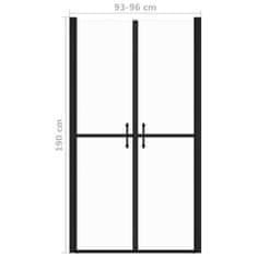 Vidaxl Sprchové dveře čiré ESG (93–96) x 190 cm