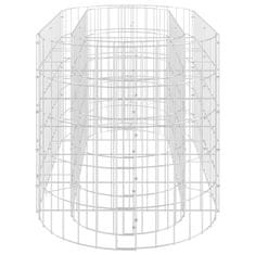 Petromila Gabionový vyvýšený záhon pozinkované železo 120 x 50 x 50 cm