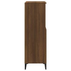 Vidaxl Skříň highboard hnědý dub 60 x 36 x 110 cm kompozitní dřevo