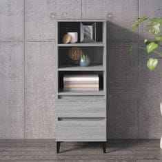 Greatstore Skříň highboard šedá sonoma 40 x 36 x 110 cm kompozitní dřevo