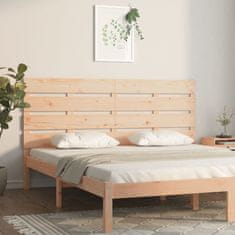 Greatstore Čelo postele 135 x 3 x 80 cm masivní borovice