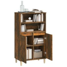 Greatstore Skříň highboard kouřový dub 60 x 36 x 110 cm kompozitní dřevo