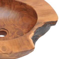 Vidaxl Umyvadlo masivní teak 45 cm