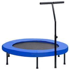 Vidaxl Fitness trampolína s rukojetí a bezpečnostní podložkou 122 cm