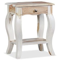 Greatstore Noční stolek, masivní sheeshamové dřevo, 40x30x50 cm