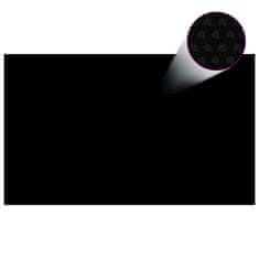 Petromila Obdélníkový kryt na bazén 1000 x 600 cm PE černý