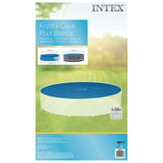 Greatstore Intex Solární plachta na bazén modrá 488 cm polyethylen