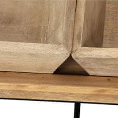 Greatstore Konferenční stolek z masivního mangovníkového dřeva 110x55x42cm