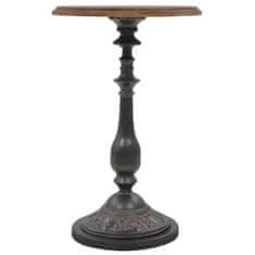 Greatstore Koncový stolek z masivního jedlového dřeva 40 x 64 cm hnědý