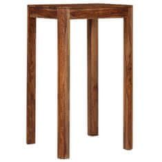 Greatstore Barový stůl 60 x 60 x 107 cm masivní sheeshamové dřevo